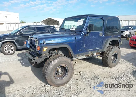 1997 Jeep Wrangler Sport из США, поврежденный, VIN 1J4FY19S6VP472385
